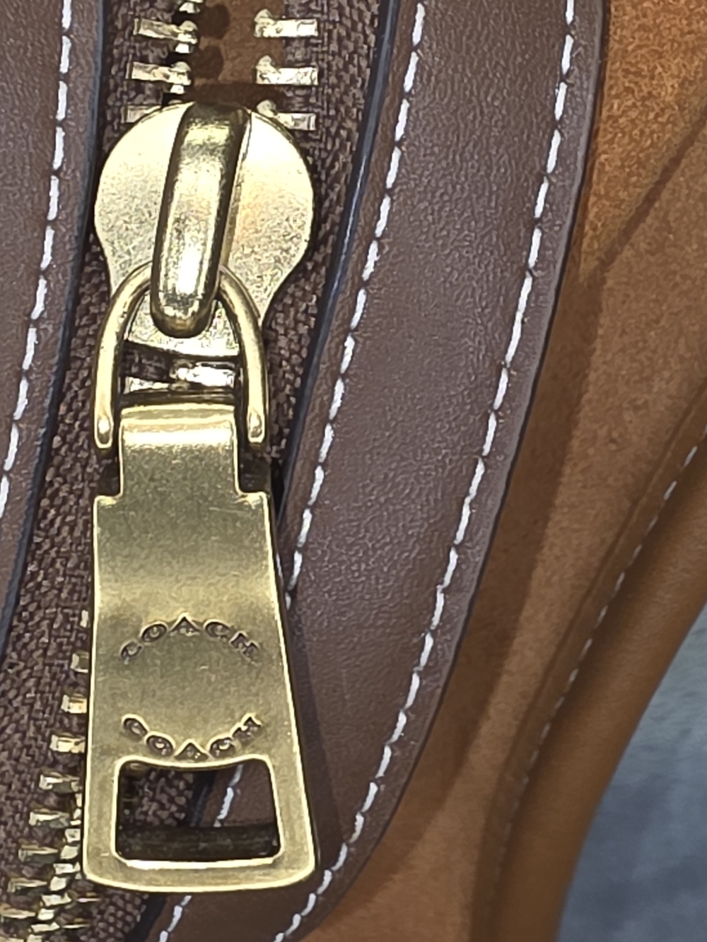 Coach Rogue 25 Signature Jacquard Satchel in Brown & Tan W/dust Bag - Picture 6 of 15